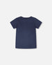 Organic Cotton Short Sleeve T-Shirt Blue - H30T71_04840