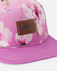 Cap Purple Flower Print - H30VGC_3H143