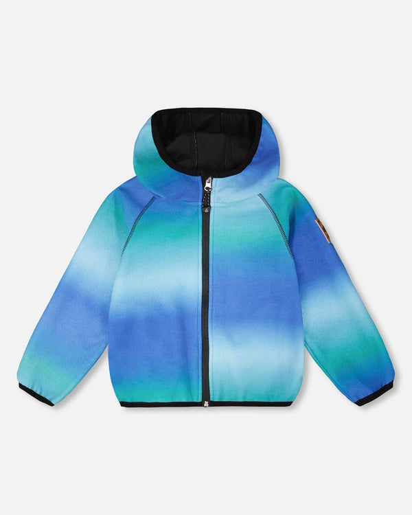 Softshell Jacket Blue To Black Gradient - H30W43_3H044