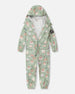 Rain One-Piece In Polyurethane Green Frog Print - H30W72_3H022