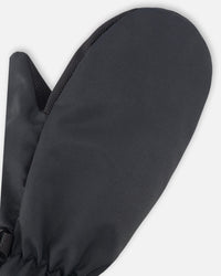 Mid-Season Mittens In Recycled Polyester Black - H30WM201_09990