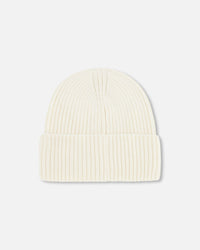Knit Hat Off White - H30WT24_01380