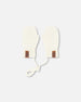 Baby Knit Mittens With Cord Off White - H30WT25_01380
