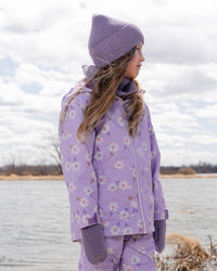 Ribbed Knit Mittens Lavender - H30WT26_05002