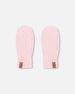 Ribbed Knit Mittens Pale Pink - H30WT26_06003