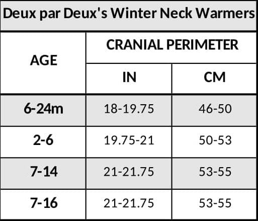 Lined Winter Neckwarmer Black Winter Accessories Deux par Deux 