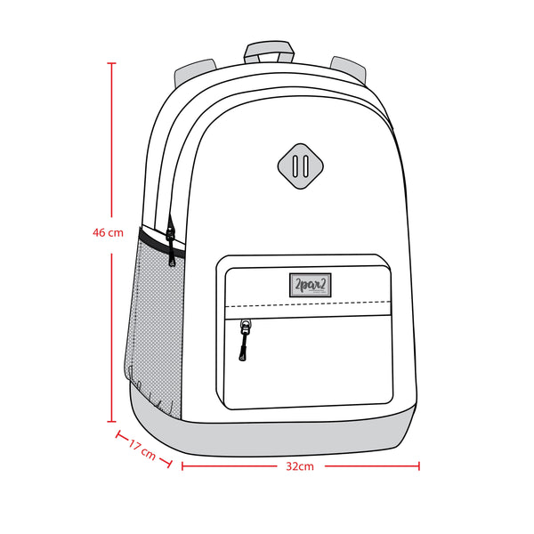 Kids Backpack Blue And Beige Gradient - H20ZSD_034